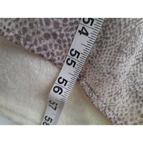 Banana Republic Sz 4 Snake Print Ruffle Wrap Event Party Lightweight Maxi Dress - Picture 9 of 10